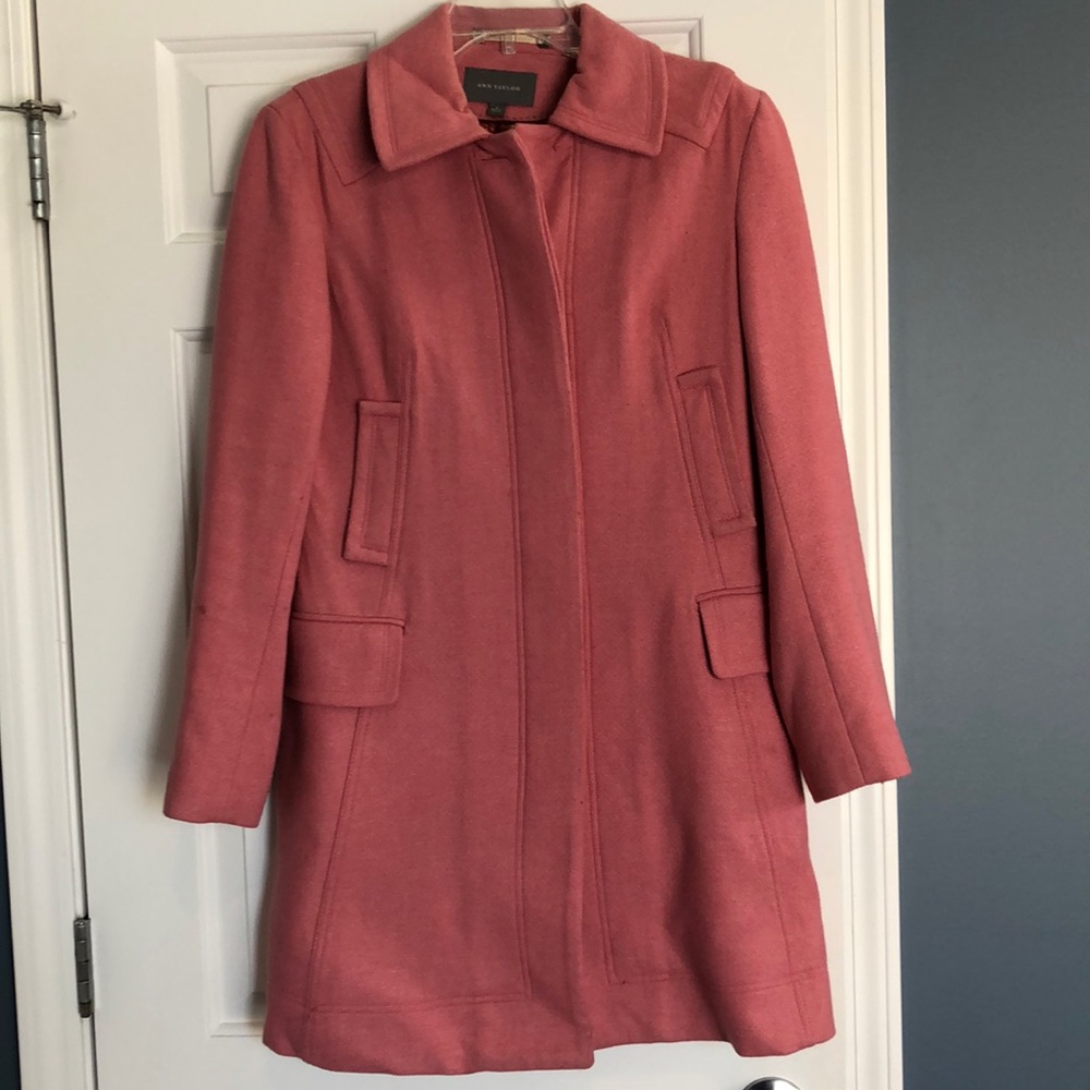 Light pink pea coat